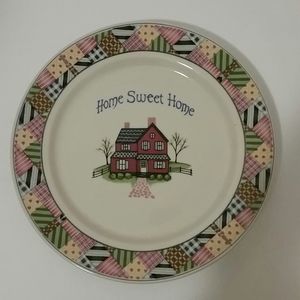 Home Sweet Home Stoneware Plate